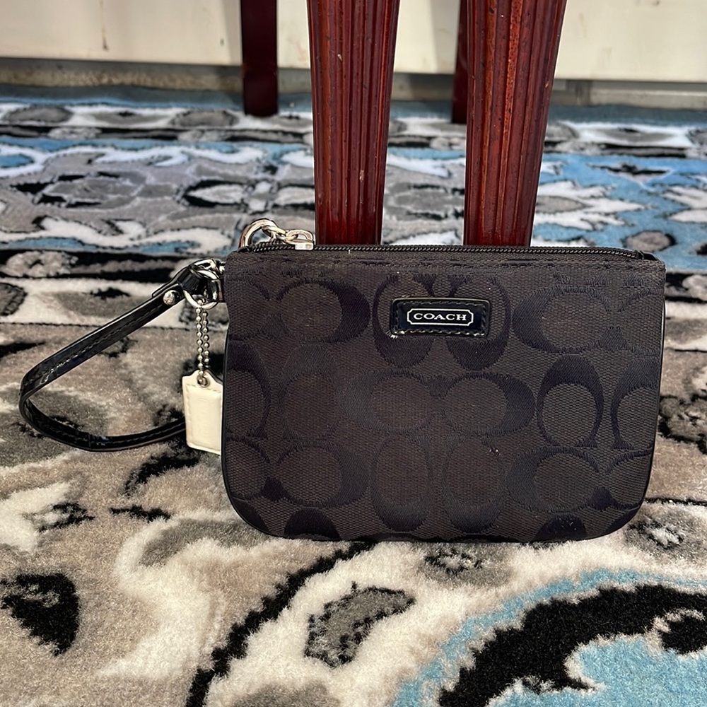 Vintage coach wristlet